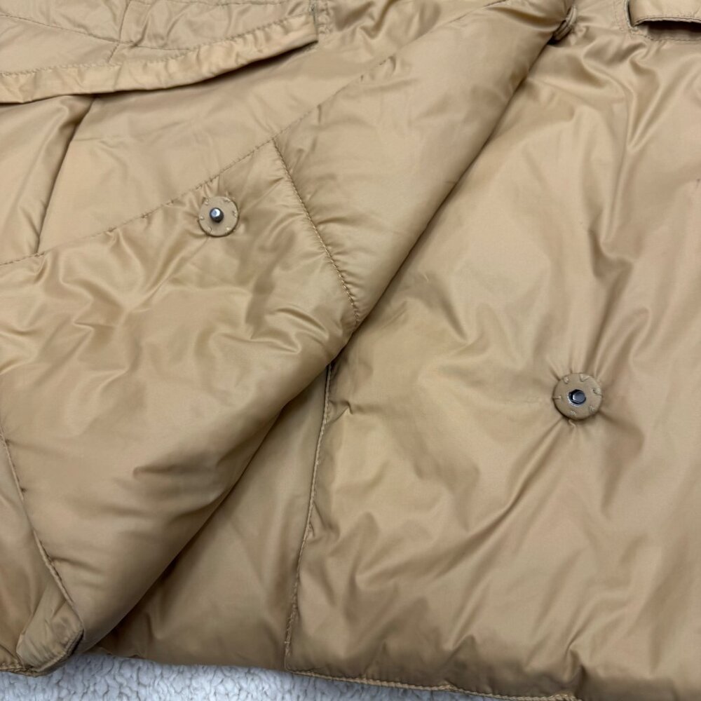 Eileen Fisher Recycled NylonHooded Vest Women's Jacket In Honey, Size XS - Picture 5 of 9